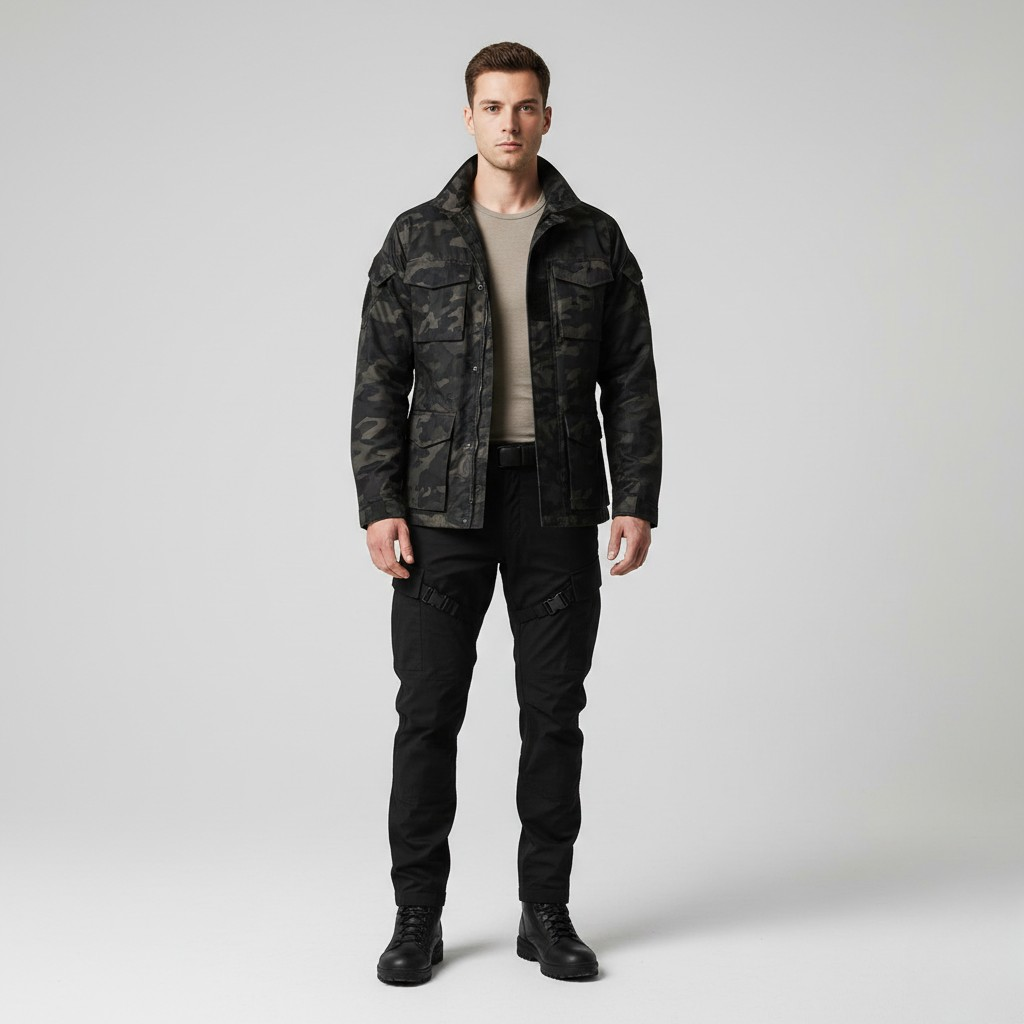 Men's Camo Utility Field Jacket