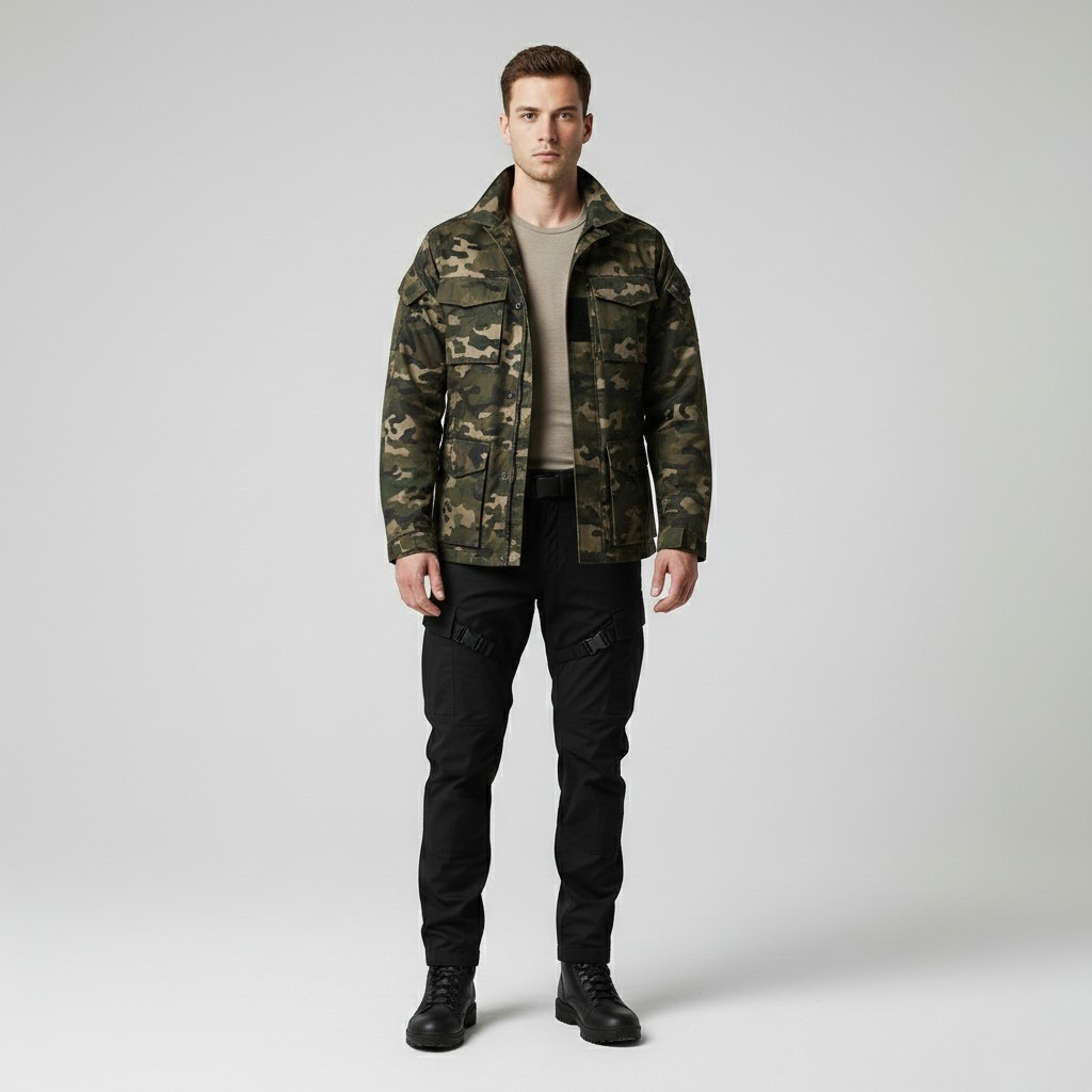 Men's Camo Utility Field Jacket