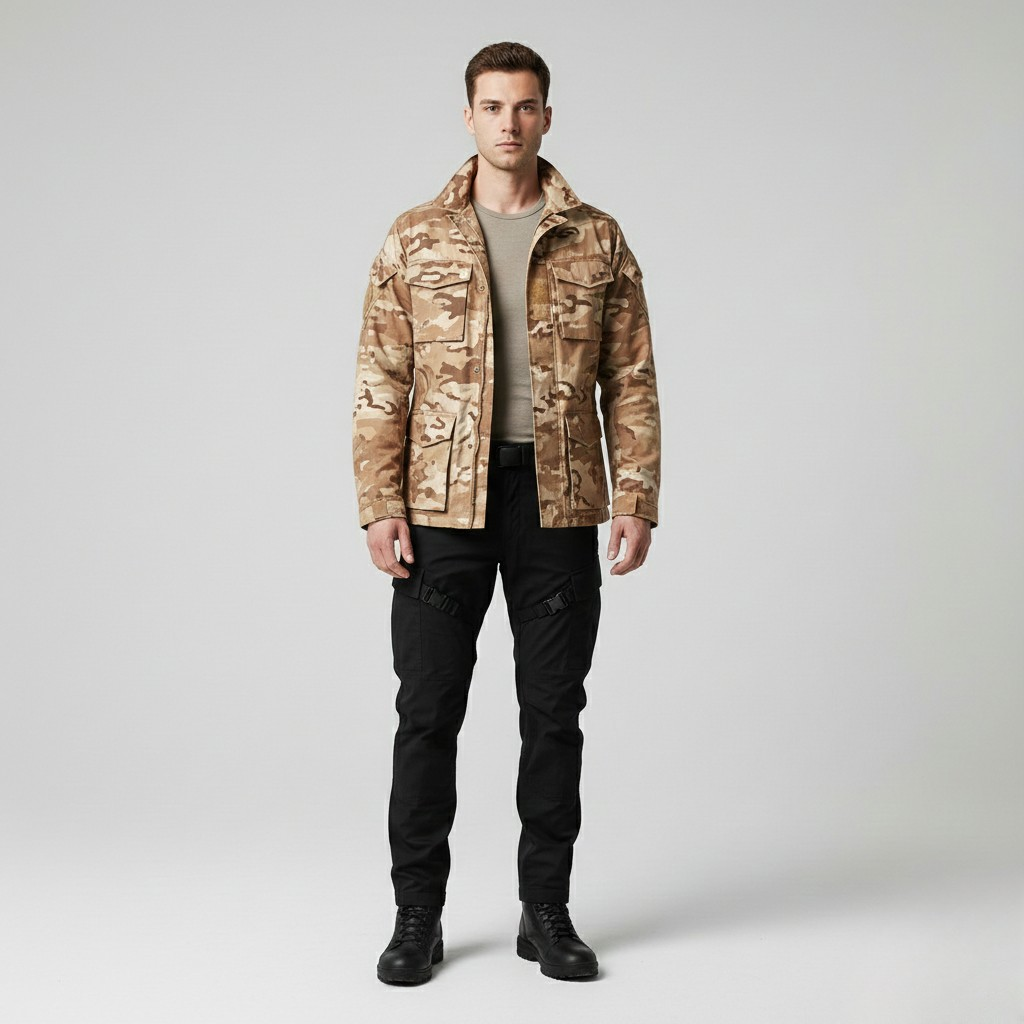 Men's Camo Utility Field Jacket