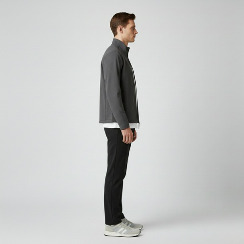 Men's Lightweight Stand-Collar Zip Jacket