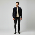 Men's Suede Bomber Jacket