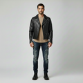 Men's Asymmetric Moto Jacket