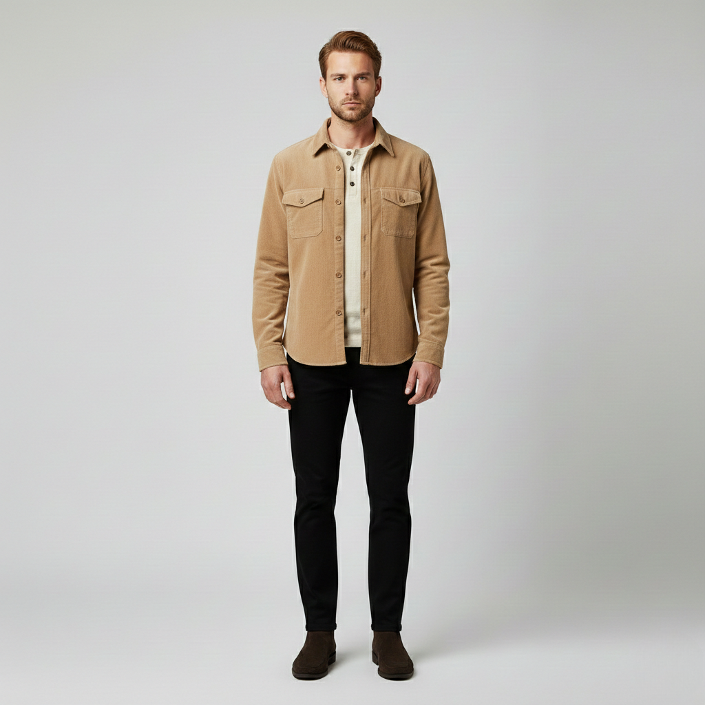 Men's Belted Utility Field Jacket