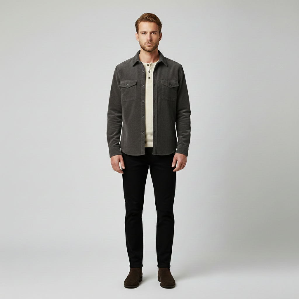 Men's Belted Utility Field Jacket