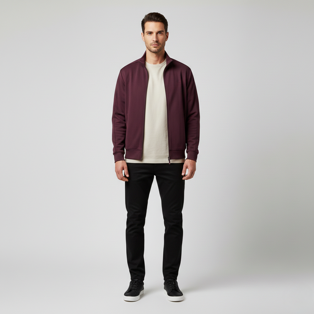 Men's Stand-Collar Track Jacket