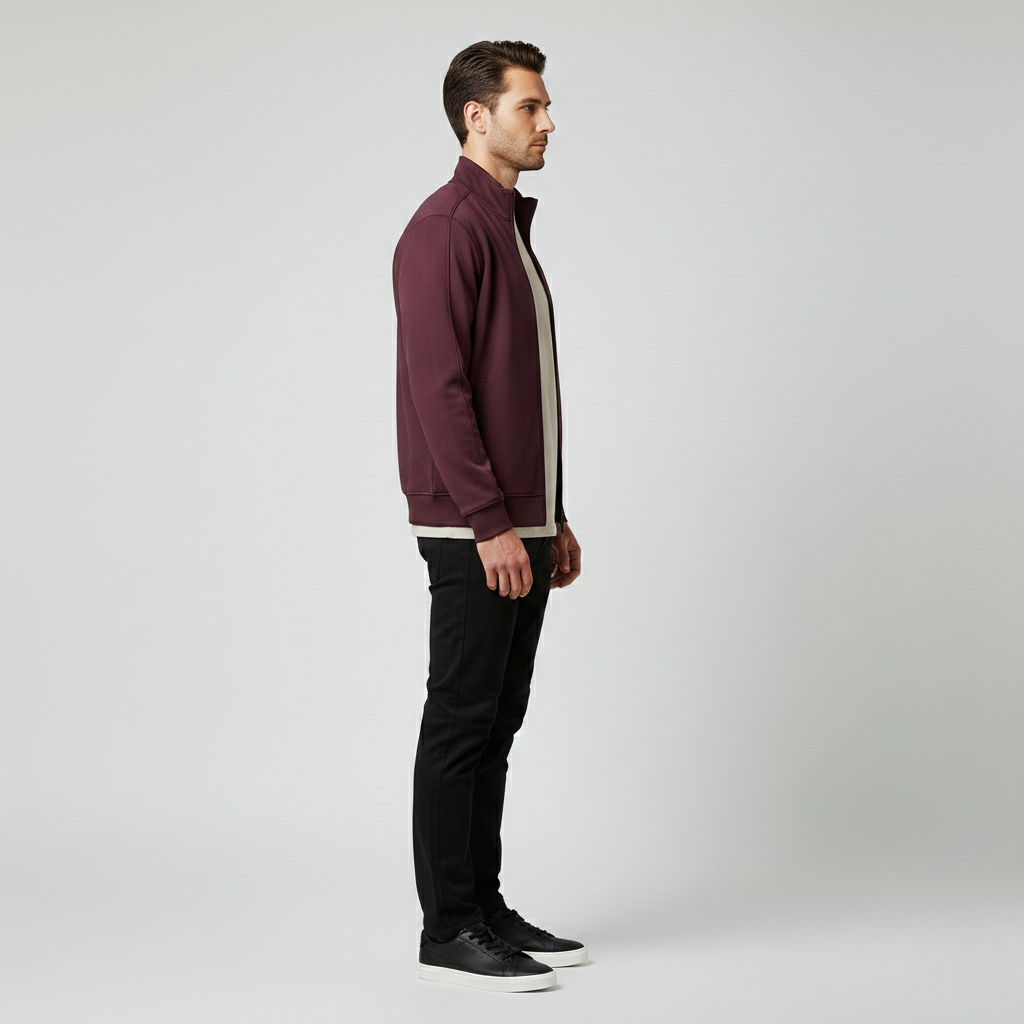Men's Stand-Collar Track Jacket