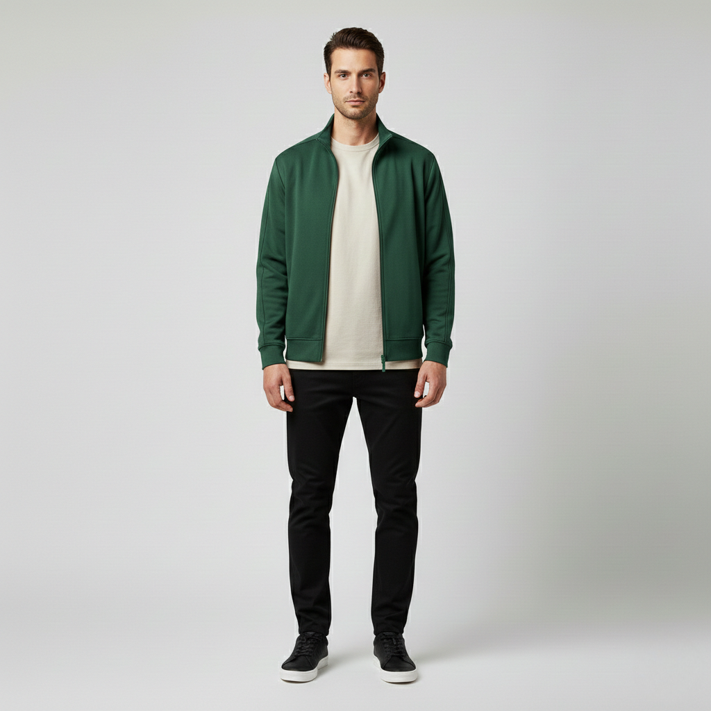 Men's Stand-Collar Track Jacket