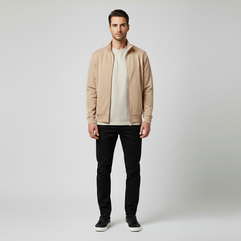 Men's Stand-Collar Track Jacket