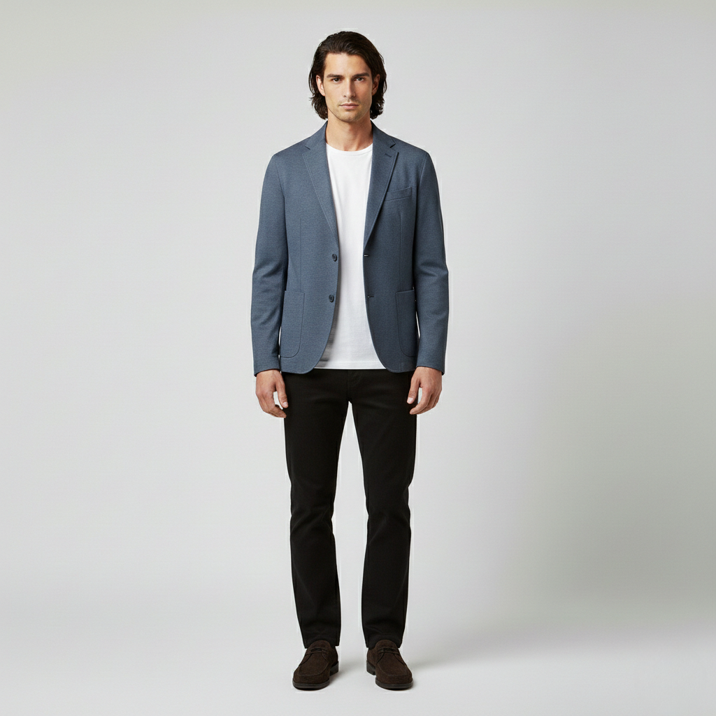 Men's Tailored Knit Blazer