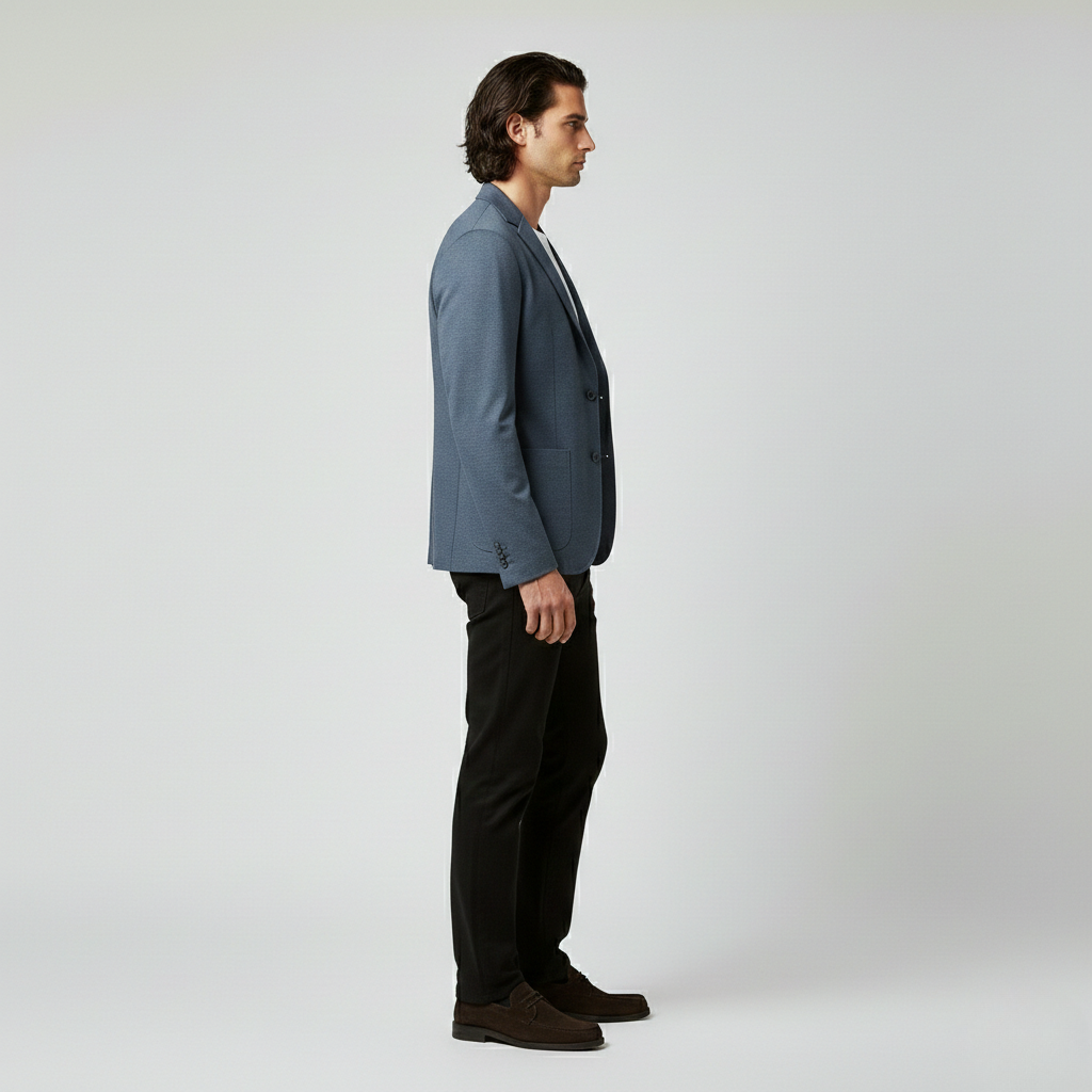 Men's Tailored Knit Blazer