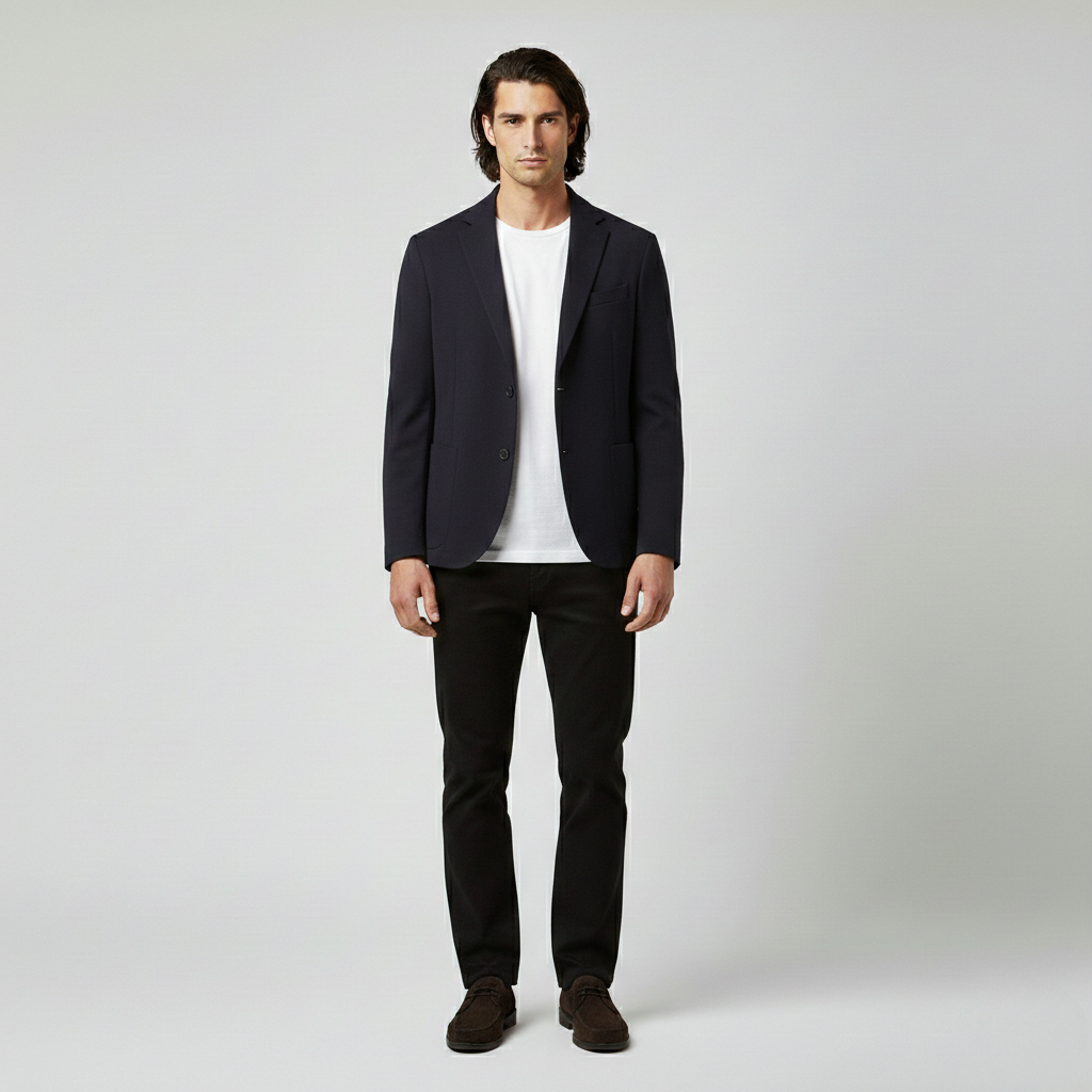 Men's Tailored Knit Blazer