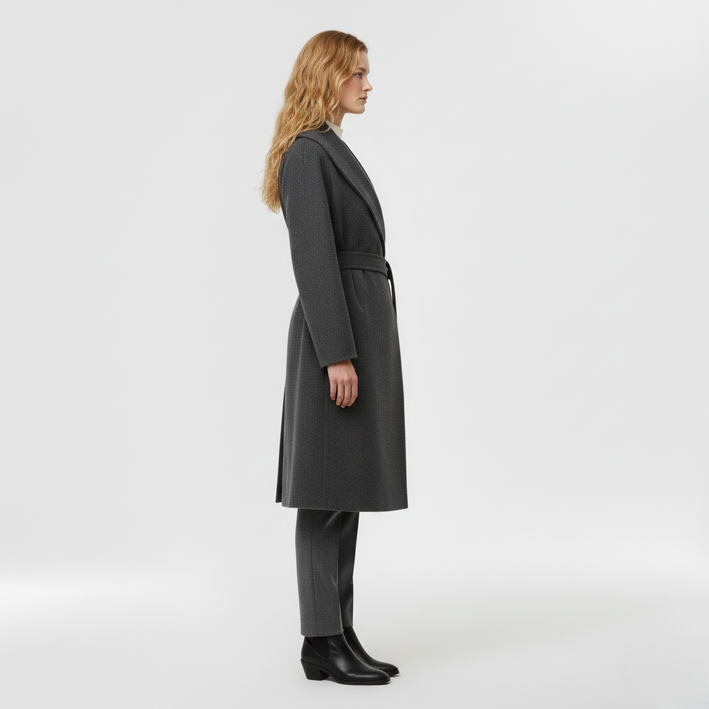 Women's Tailored Wrap Coat