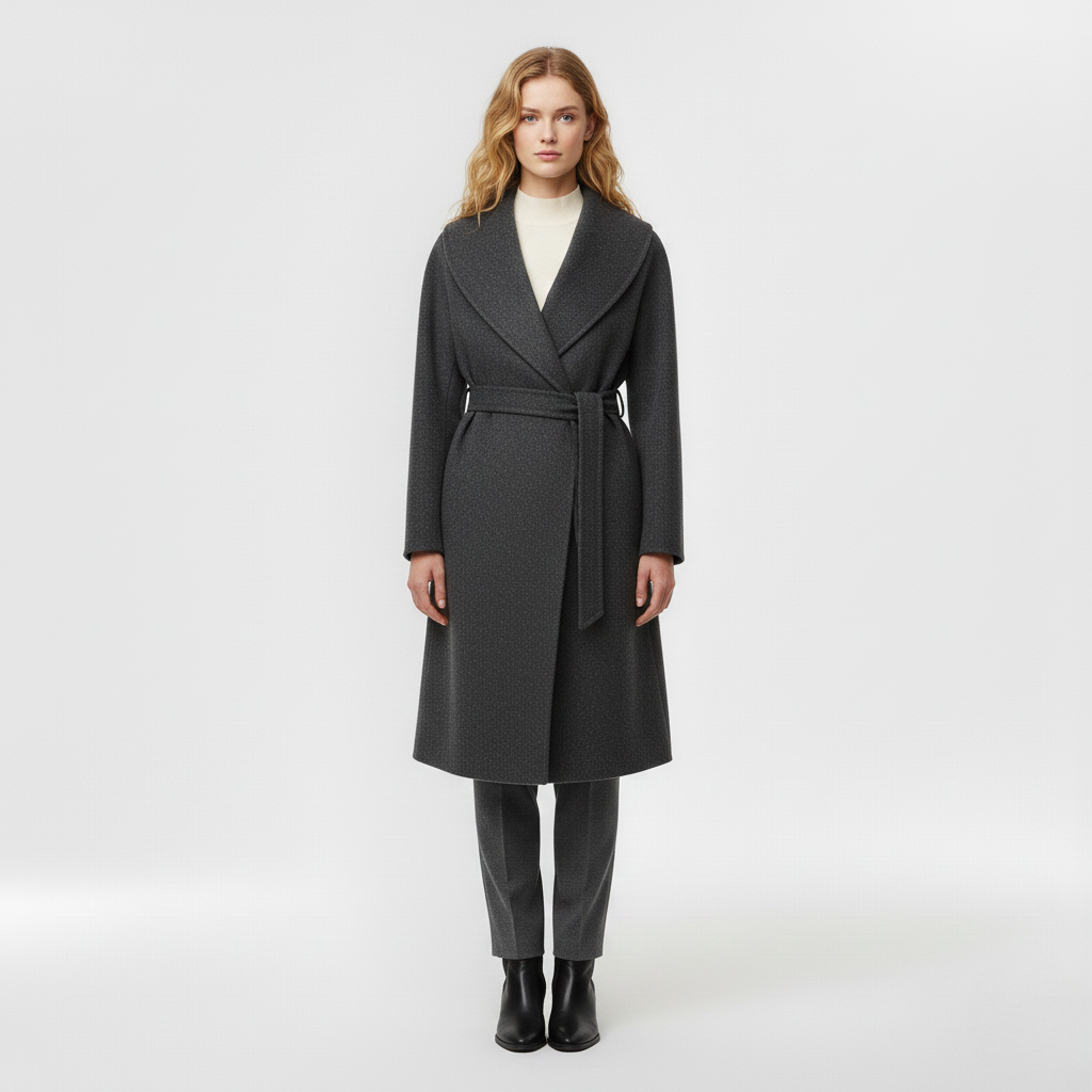 Women's Tailored Wrap Coat