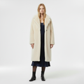 Women's Long Teddy Coat