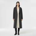 Women's Minimal Tailored Long Coat