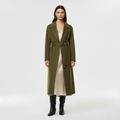 Women's Clean-Line Long Coat