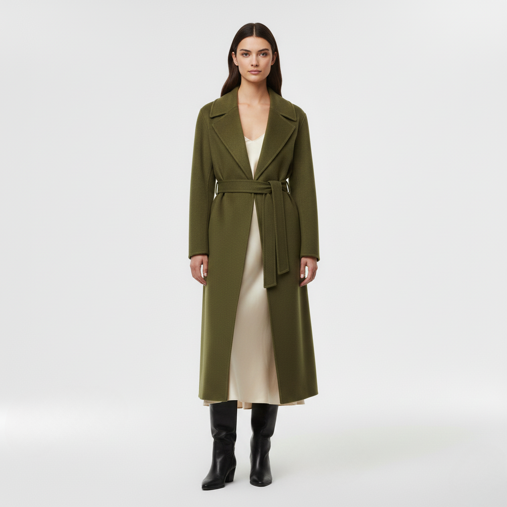 Women's Clean-Line Long Coat