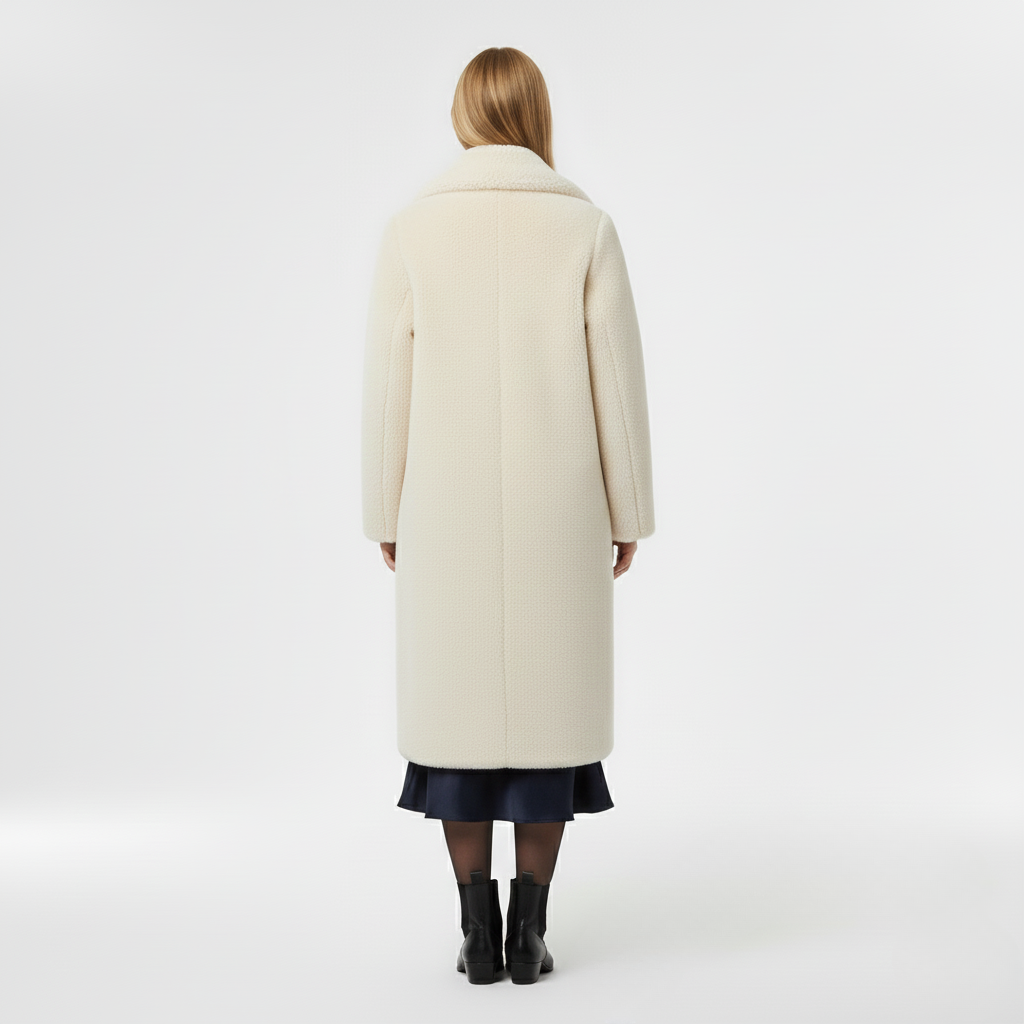 Women's Long Teddy Coat