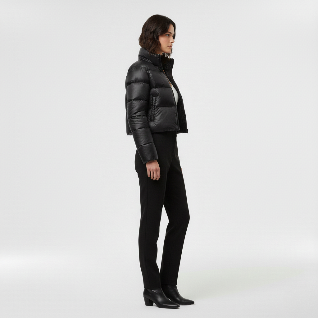 Women's Cropped Puffer Jacket