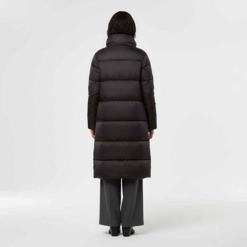 Women's Streamlined Long Puffer Coat